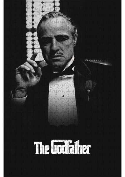 The Godfather (1972) Film Posterinin 500 Parça Puzzle Yapbozu C78