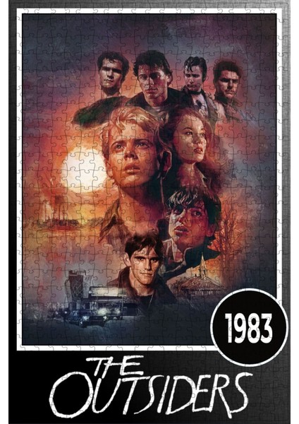 The Outsiders (1983) Film Posterinin 500 Parça Puzzle Yapbozu