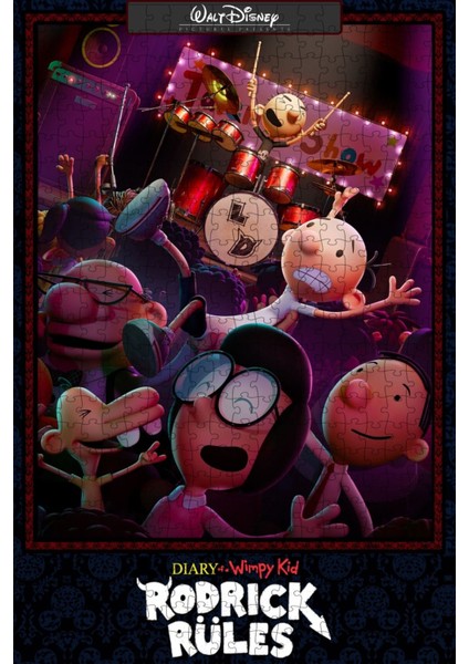 Diary Of A Wimpy Kid: Rodrick Rules (2022) Film Posterinin 500 Parça Puzzle Yapbozu Sürüm4