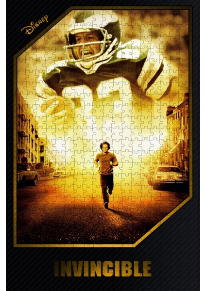 Invincible (2006) Film Posterinin 500 Parça Puzzle Yapbozu Sürüm3
