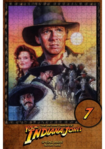 Genç Indiana Jones'un Maceraları Spring Break Adventure (1999) Film 500 Parça Puzzle Yapbozu