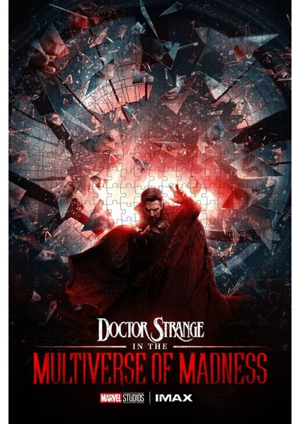 Doctor Strange In Multiverse Of Madness (2022) Film Posterinin 500 Parça Puzzle Yapbozu Sürüm2 S31