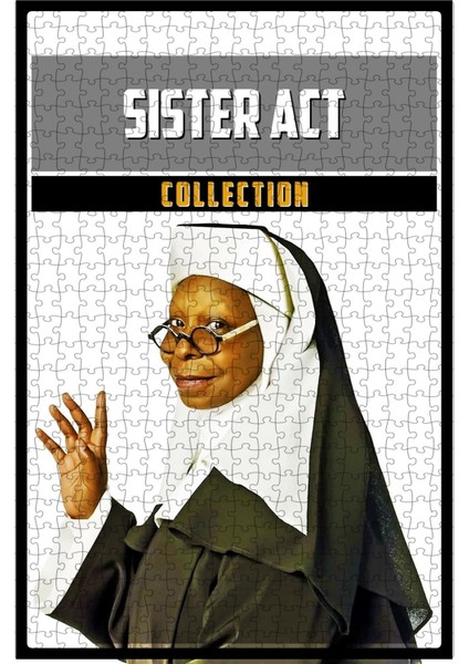 Sister Act Collection Film Posterinin 500 Parça Puzzle Yapbozu Sürüm2