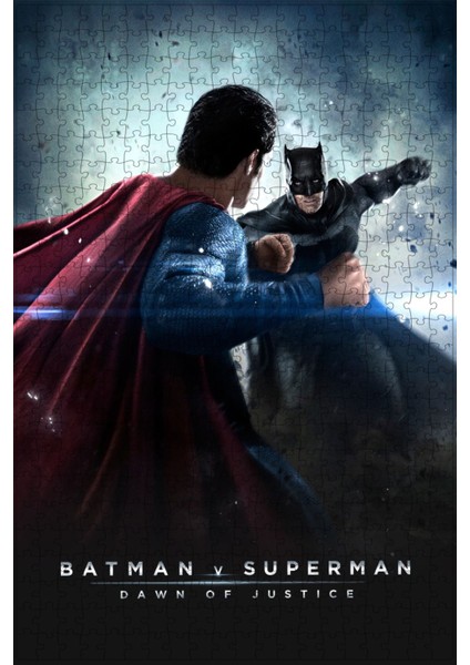 Batman V Superman: Dawn Of Justice (2016) Film Posterinin 500 Parça Puzzle Yapbozu B55
