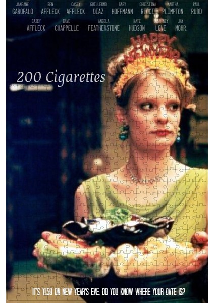 200 Cigarettes (1999) Film Posterinin 500 Parça Puzzle Yapbozu