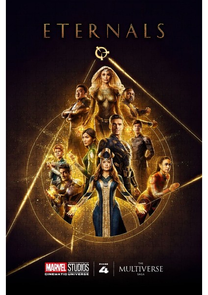 Eternals (2021) Film Posterinin 500 Parça Puzzle Yapbozu SÜRÜM23