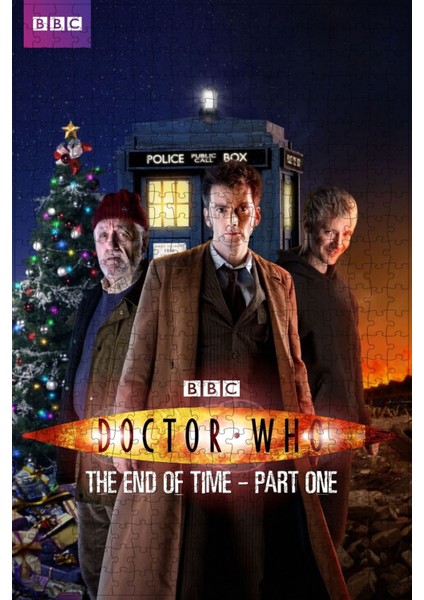 Doctor Who: The End Of Time (2009) Film Posterinin 500 Parça Puzzle Yapbozu Sürüm2