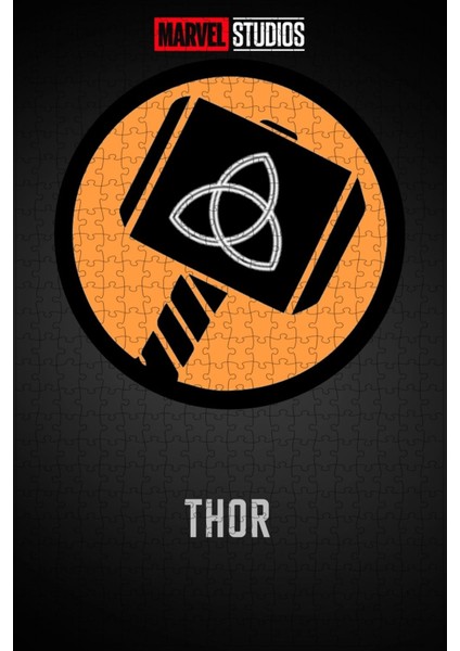 Thor (2011) Film Posterinin 500 Parça Puzzle Yapbozu Sürüm3 R77