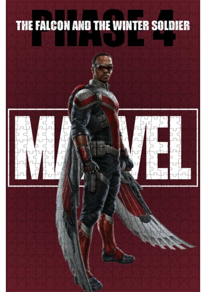 The Falcon And The Winter Soldier 2021 Film Posterinin 500 Parça Puzzle Yapbozu Sürüm2 H39