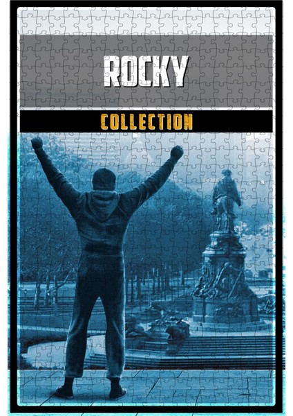 Rocky Collection Film Posterinin 500 Parça Puzzle Yapbozu D32