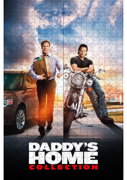 Daddy's Home Collection Film Posterinin 500 Parça Puzzle Yapbozu Sürüm2