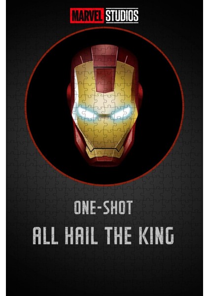 Marvel One-Shot: All Hail The King (2014) Film Posterinin 500 Parça Puzzle Yapbozu Sürüm2 O35