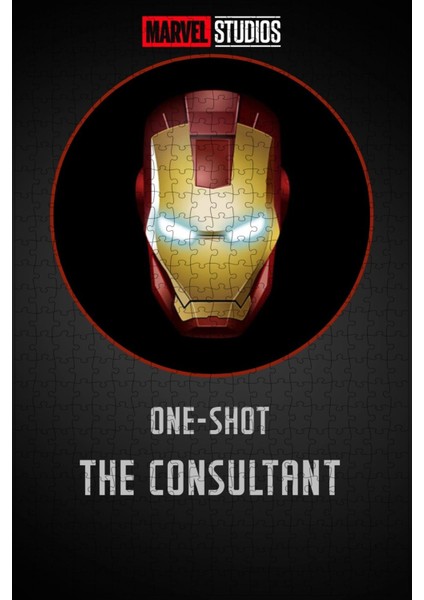 Marvel One-Shot: The Consultant (2011) Film Posterinin 500 Parça Puzzle Yapbozu Sürüm2 O37