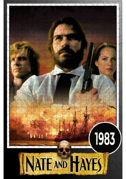 Nate And Hayes (1983) Film Posterinin 500 Parça Puzzle Yapbozu