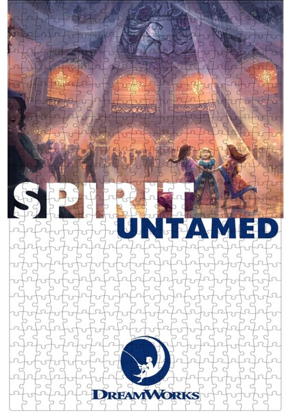 Spirit Untamed (2021) Film Posterinin 500 Parça Puzzle Yapbozu D13