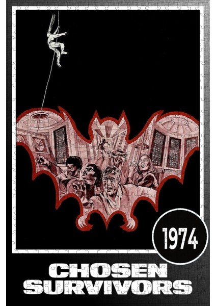 Chosen Survivors (1974) Film Posterinin 500 Parça Puzzle Yapbozu