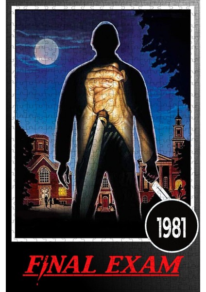 Final Exam (1981) Film Posterinin 500 Parça Puzzle Yapbozu