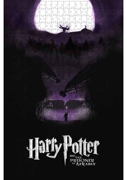 Harry Potter And The Prisoner Of Azkaban (2004) Film Posterinin 500 Parça Puzzle Yapbozu Sürüm3 F33