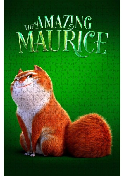 The Amazing Maurice (2022) Film Posterinin 500 Parça Puzzle Yapbozu SÜRÜM2T30