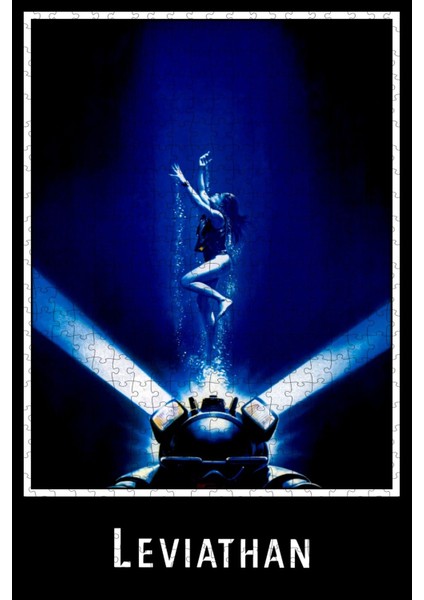 Leviathan (1989) Film Posterinin 500 Parça Puzzle Yapbozu Sürüm8