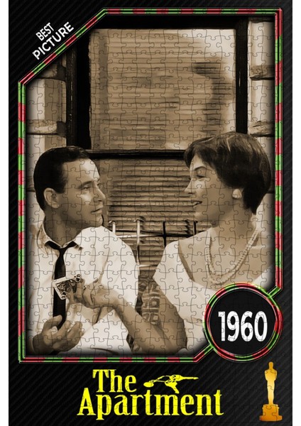The Apartment (1960) Film Posterinin 500 Parça Puzzle Yapbozu