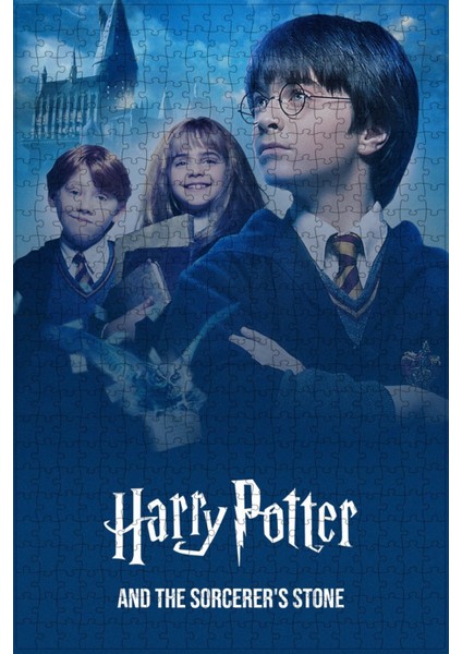 Harry Potter And The Philosopher's Stone (2001) Film Posterinin 500 Parça Puzzle Yapbozu S67
