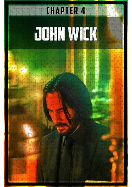 John Wick: Chapter 4 (2023) Film Posterinin 500 Parça Puzzle Yapbozu