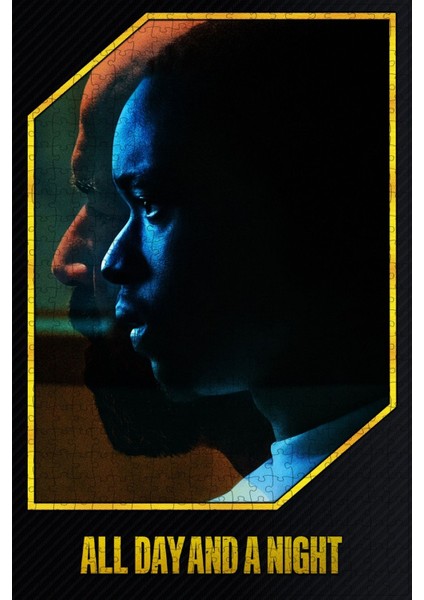 All Day And A Night (2020) Film Posterinin 500 Parça Puzzle Yapbozu Sürüm3