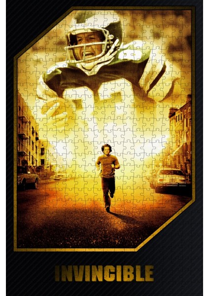 Invincible (2006) Film Posterinin 500 Parça Puzzle Yapbozu Sürüm2