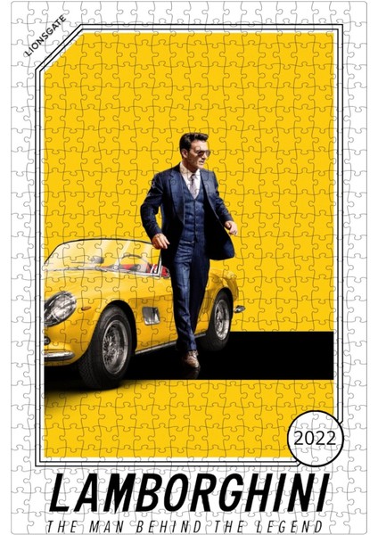 Lamborghini: The Man Behind The Legend (2022) Film Posterinin 500 Parça Puzzle Yapbozu
