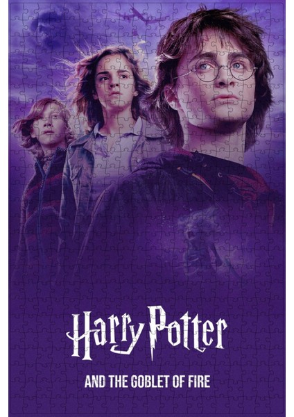 Harry Potter And The Goblet Of Fire (2005) Film Posterinin 500 Parça Puzzle Yapbozu S65