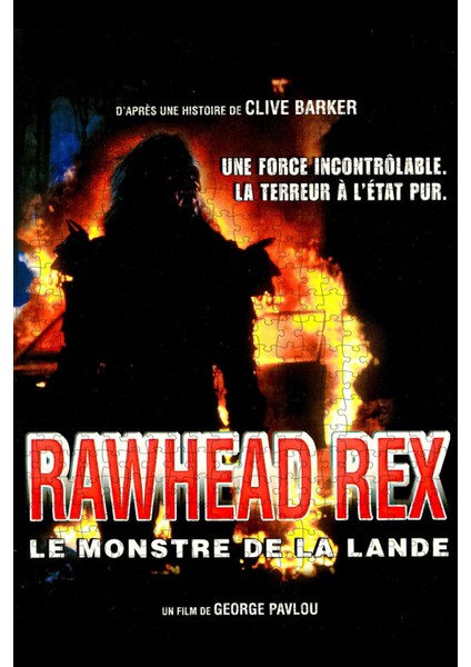 Rawhead Rex (1986) Film Posterinin 500 Parça Puzzle Yapbozu Sürüm2