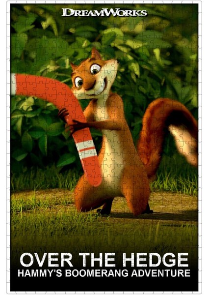 Hammy's Boomerang Adventure (2006) Film Posterinin 500 Parça Puzzle Yapbozu