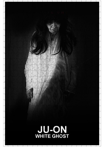 Ju-On: White Ghost (2009) Film Posterinin 500 Parça Puzzle Yapbozu