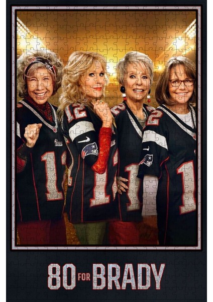 80 For Brady (2023) Film Posterinin 500 Parça Puzzle Yapbozu