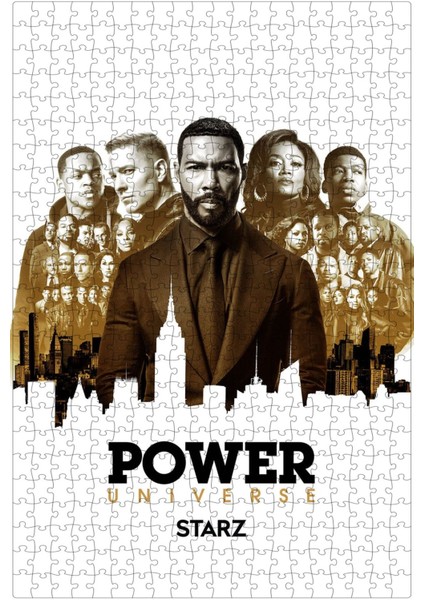 Power Universe Film Posterinin 500 Parça Puzzle Yapbozu Sürüm3