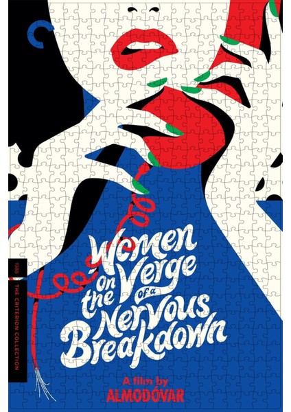 Women On The Verge Of A Nervous Breakdown (1988) Film Posterinin 500 Parça Puzzle Yapbozu