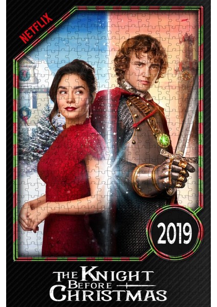 The Knight Before Christmas (2019) Film Posterinin 500 Parça Puzzle Yapbozu
