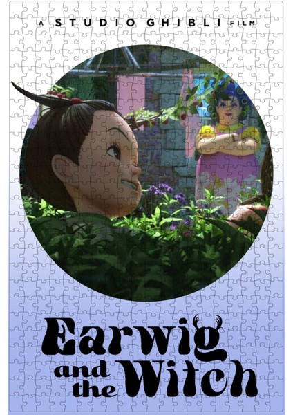 Earwig And The Witch (2021) Film Posterinin 500 Parça Puzzle Yapbozu