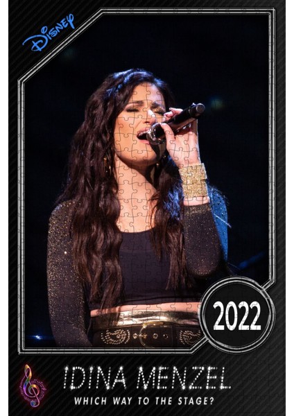 Idina Menzel: Which Way To The Stage? (2022) Film Posterinin 500 Parça Puzzle Yapbozu Sürüm2