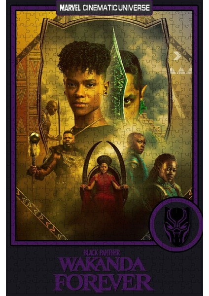 Black Panther: Wakanda Forever (2022) Film Posterinin 500 Parça Puzzle Yapbozu SÜRÜM16 Z53