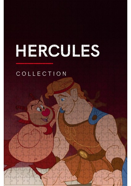 Hercules (1997) Film Posterinin 500 Parça Puzzle Yapbozu L19