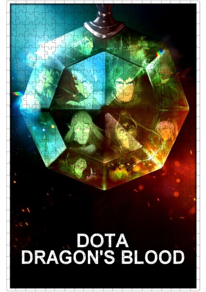 Dota: Dragon's Blood (2021) Film Posterinin 500 Parça Puzzle Yapbozu