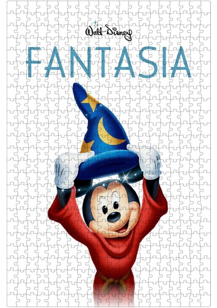 Fantasia (1940) Film Posterinin 500 Parça Puzzle Yapbozu Sürüm4