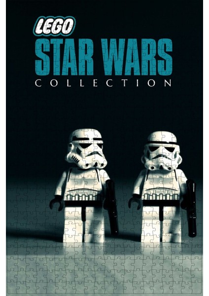 LEGO Star Wars Collection Film Posterinin 500 Parça Puzzle Yapbozu Sürümx2