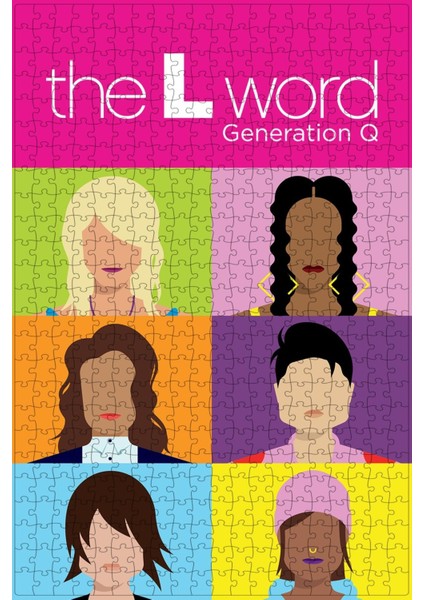 The L Word: Generation Q (2019) Film Posterinin 500 Parça Puzzle Yapbozu Sürüm2