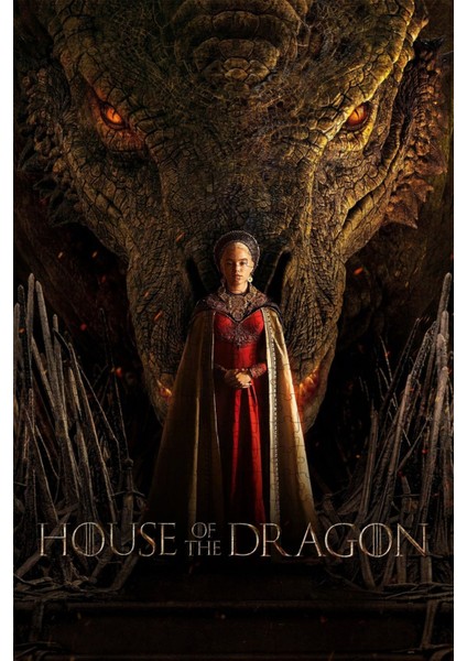 House Of The Dragon (2022) Film Posterinin 500 Parça Puzzle Yapbozu Sürüm3 O15