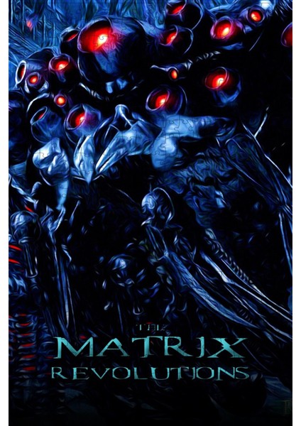 The Matrix Revolutions (2003) Film Posterinin 500 Parça Puzzle Yapbozu Sürüm3