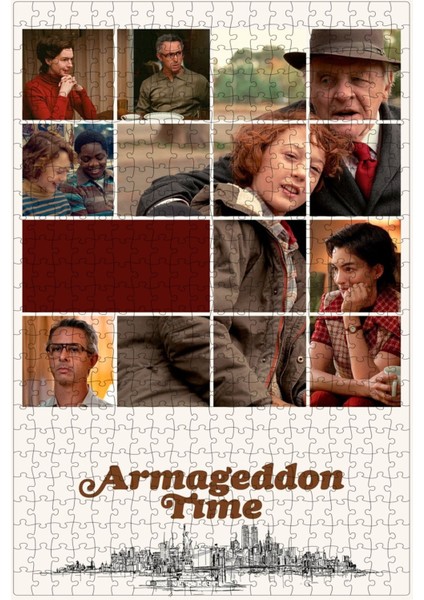 Armageddon Time (2022) Film Posterinin 500 Parça Puzzle Yapbozu Sürüm5