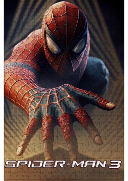 Spider-Man 3 (2007) Film Posterinin 500 Parça Puzzle Yapbozu E78